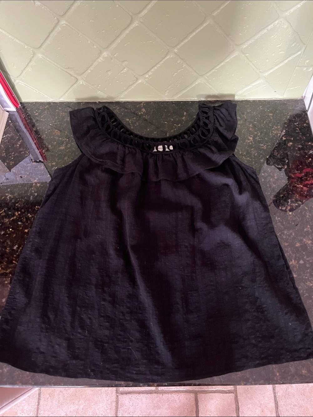 Black Sleeveless Top